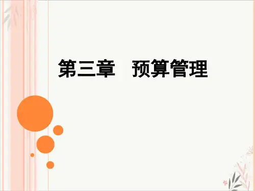 预算管理概述(ppt50页)