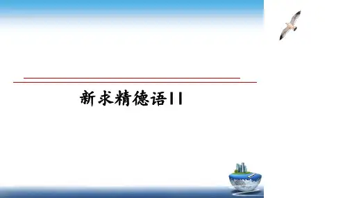最新新求精德语II