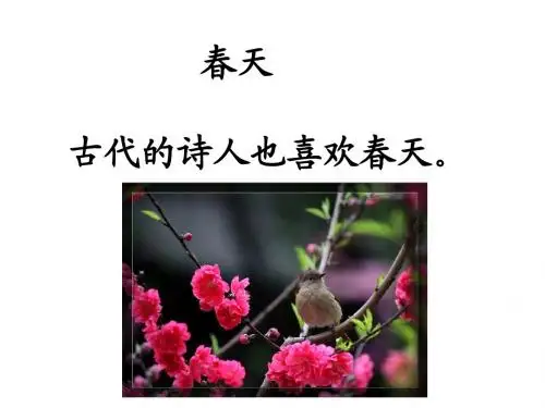 4.古诗。春晓课件 (1)