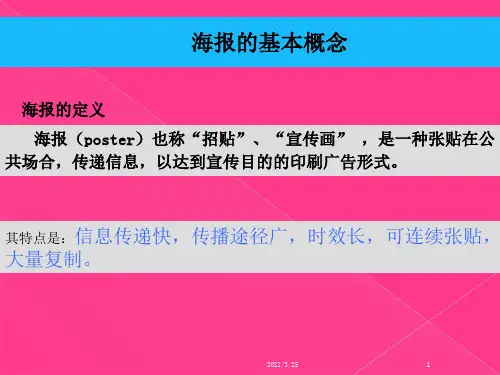 海报设计经典案例和解析(高清版)PPT课件