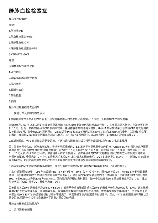 静脉血栓栓塞症