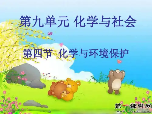 化学与环境保护 ppt(新人教版)PPT课件