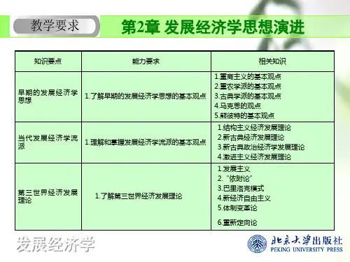 第02章发展经济学思想演进精品文档37页