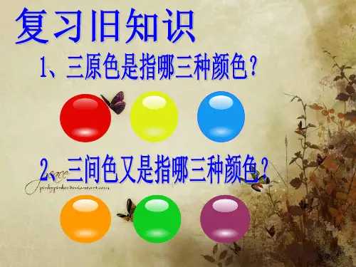 (人教新课标)四年级美术上册 颜色的对比 课件(共16张PPT)-经典通用PPT课件材料