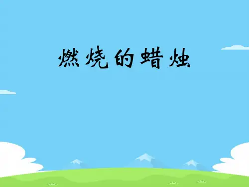 《燃烧的蜡烛》PPT【精选推荐下载】
