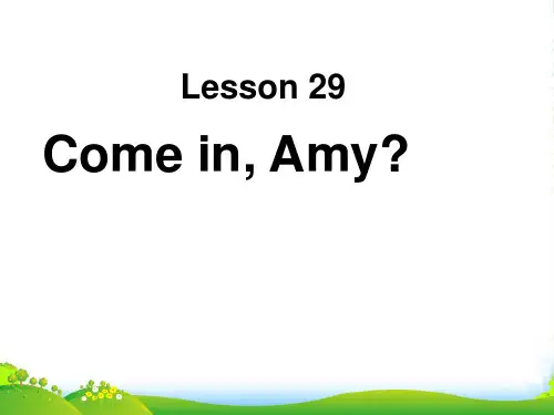 新概念英语Lesson29-30课件