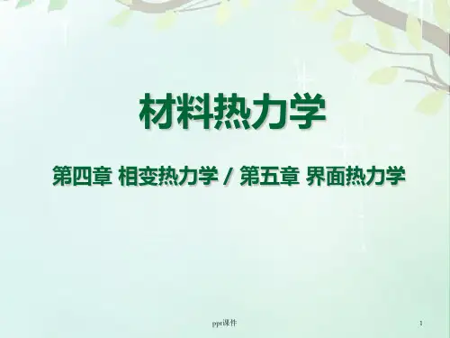 材料热力学  ppt课件