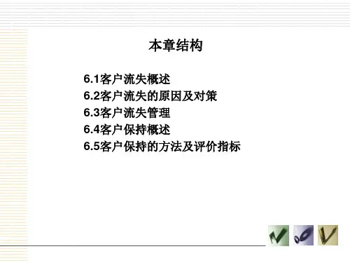 客户流失分析与客户保持