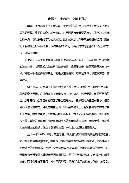 选修-孙子兵法与36计