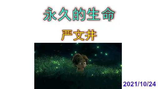 《永久的生命》优秀PPT课件