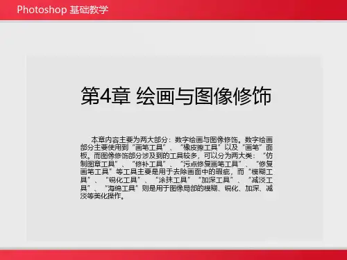 PS第四章- 绘画与图像修饰
