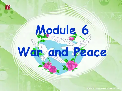 外研版高中英语选修六_Module_6_reading_practice
