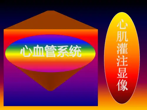 心肌灌注显像PPT