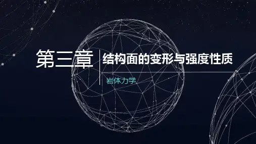 岩体力学第三章PPt 刘佑荣 化学工业出版社1