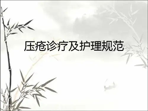 压疮诊疗及护理规范-PPT