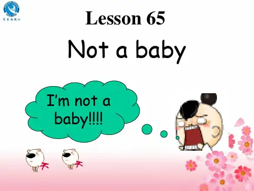 新概念一LESSON 65-66课件