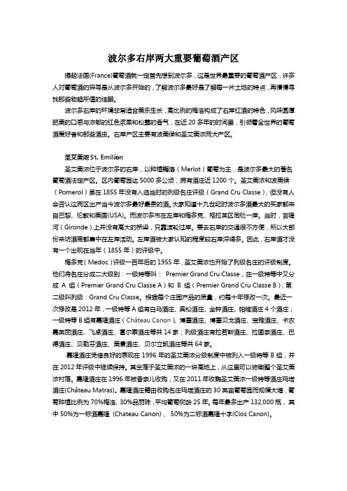 波尔多右岸两大重要葡萄酒产区详细介绍