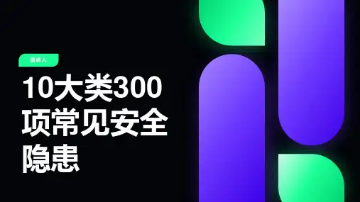 10大类300项常见安全隐患