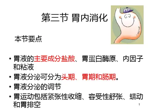 第三节胃内的消化PPT课件