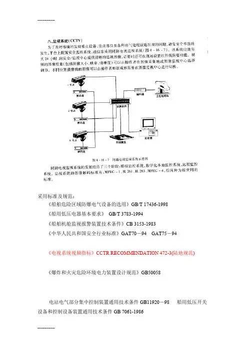 [整理]CCTV监控系统标准及参考.