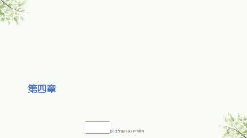 《管理心理学第四章》PPT课件课件