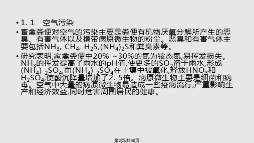 畜禽粪便处理方法及资源化简介