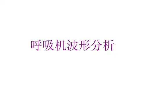 呼吸机波形分析21883