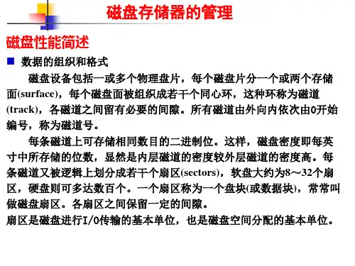 磁盘存储管理