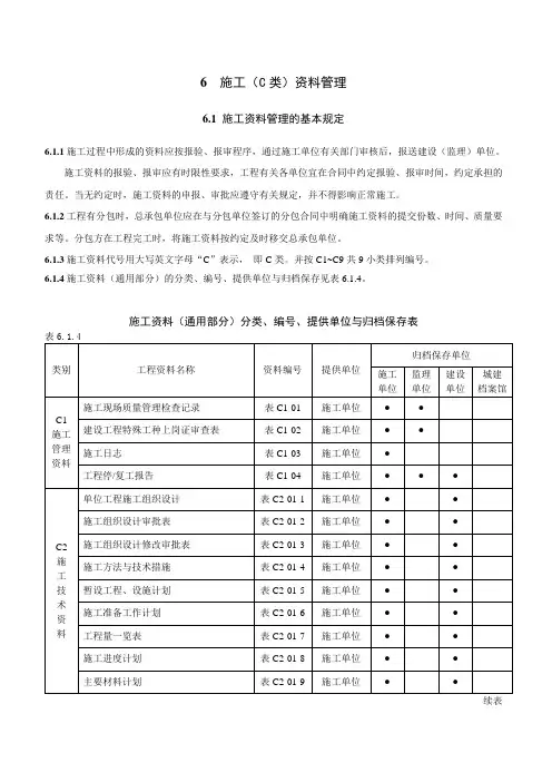黑龙江省DB23-施工资料管理