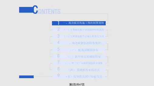 认知现浇板结构施工图及其钢筋排布规则解析