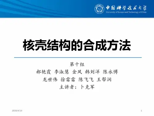 核壳结构的合成方法ppt课件