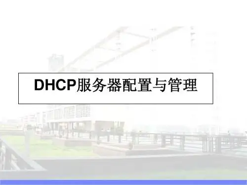 DHCP服务器配置与管理
