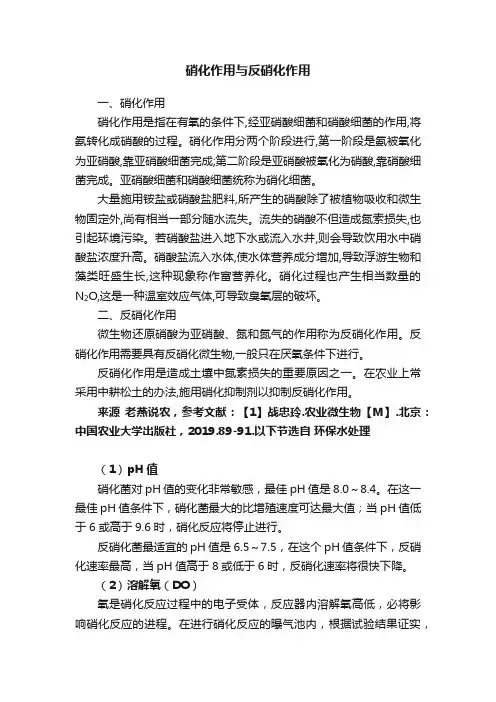 硝化作用与反硝化作用