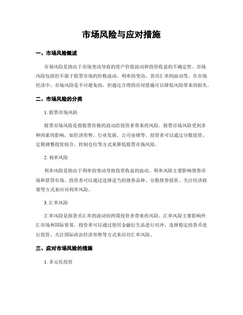 市场风险与应对措施