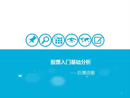 股票入门基础分析PPT课件