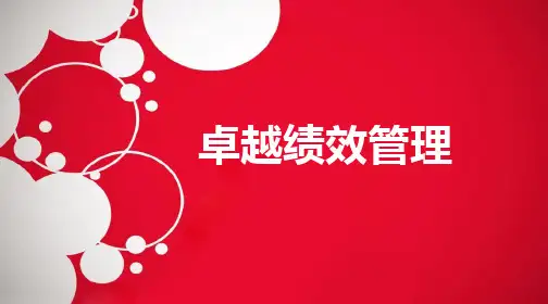 卓越绩效管理培训(过程管理)精选全文