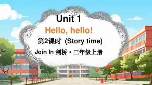 Unit 1 Hello, hello! 第2课时(课件)外研剑桥版(2024)英语三年级上册