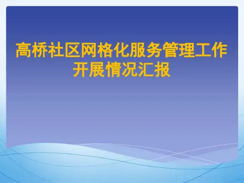 网格化管理PPT
