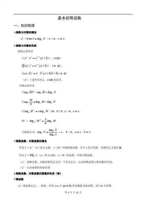 基本初等函数