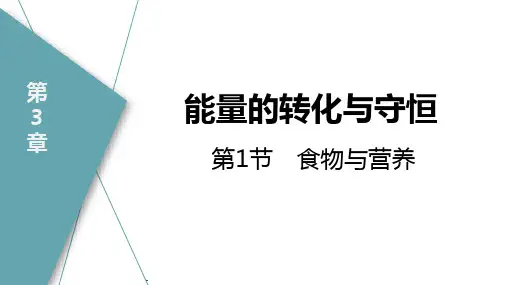 《食物与营养》PPT教学课件