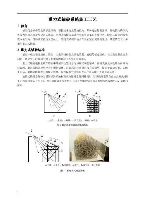 桥43-重力式锚碇系统施工工艺