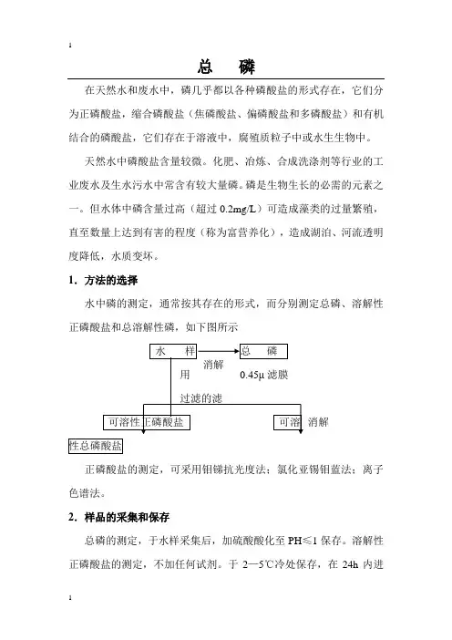 总磷检测分析方法