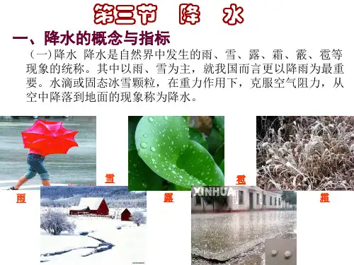 第三节 降水