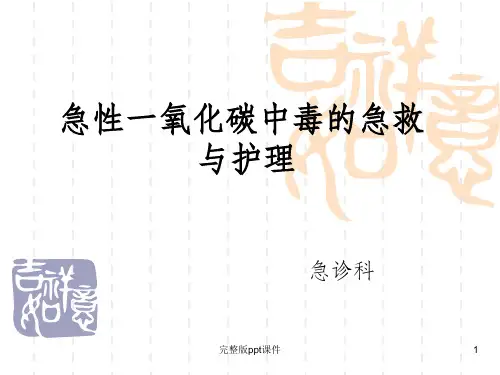 一氧化碳中毒ppt课件 (5)
