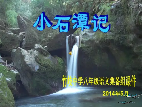 26小石潭记PPT课件