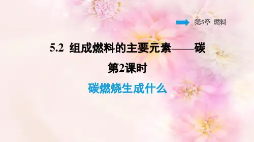 碳燃烧生成什么教学课件