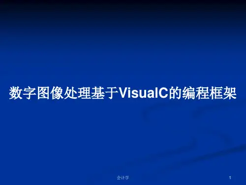 数字图像处理基于VisualC的编程框架PPT学习教案