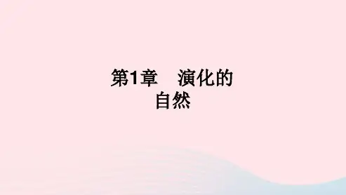 九年级科学下册第1章演化的自然课件新版浙教版