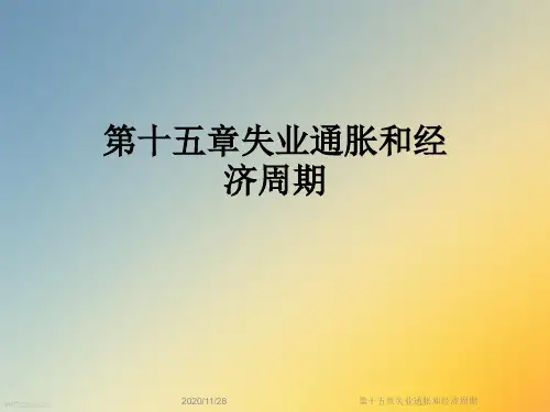 第十五章失业通胀和经济周期