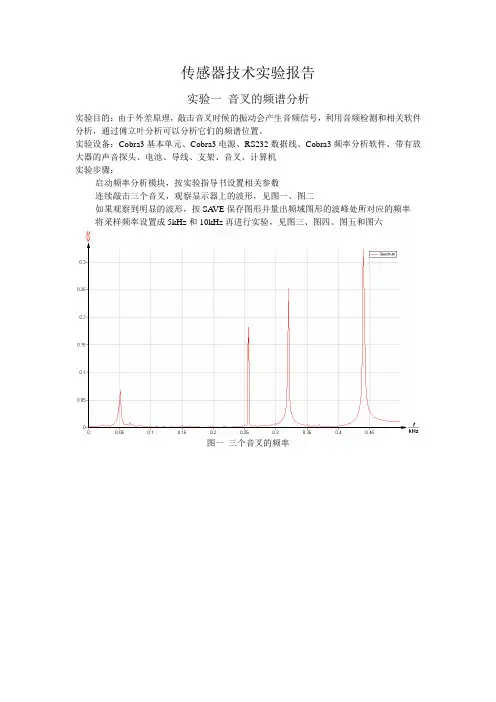 传感器技术实验